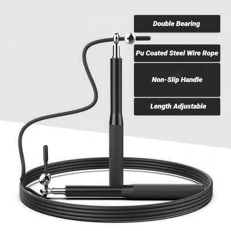 Adjustable Aluminum Handle Wir - Jump Rope Speed Bearing review and price