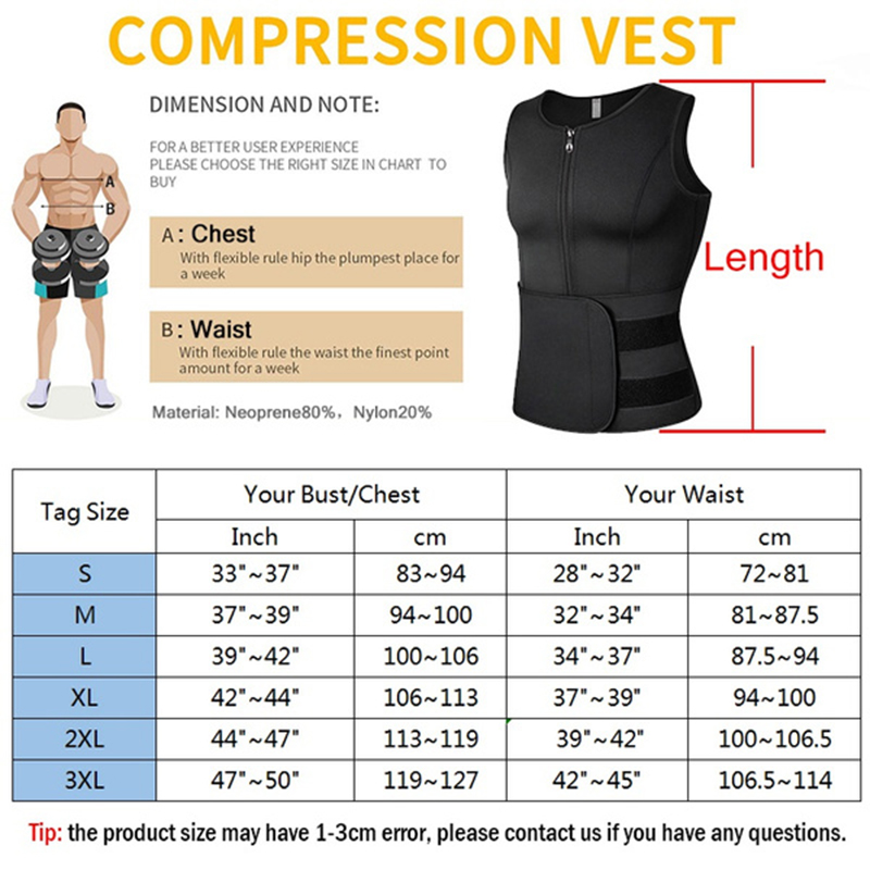 Men Neoprene Sauna Sweat Vest  - Crossfit Weight Vest review and price