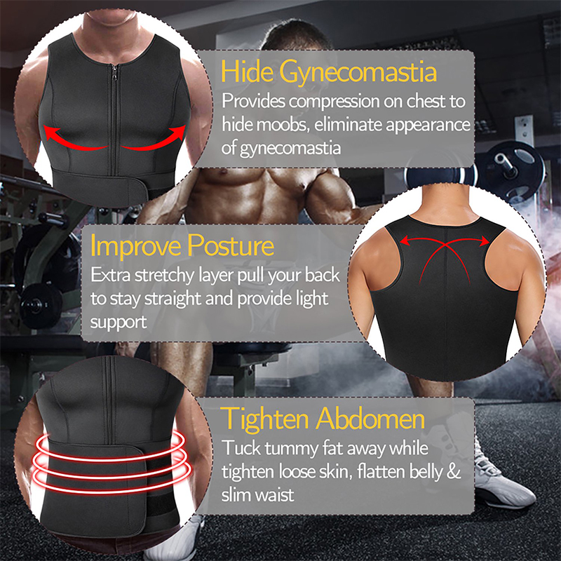 Men Neoprene Sauna Sweat Vest  - Crossfit Weight Vest review and price
