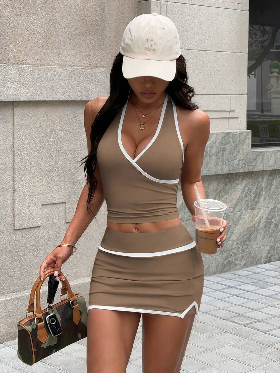 Womens Beige 2-Piece Sports Se - Crossfit Yoga review and price