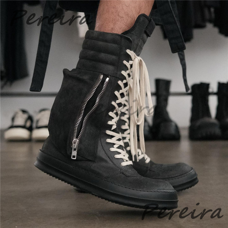 Black Suede Flat High Top Snea - Crossfit Male review and price