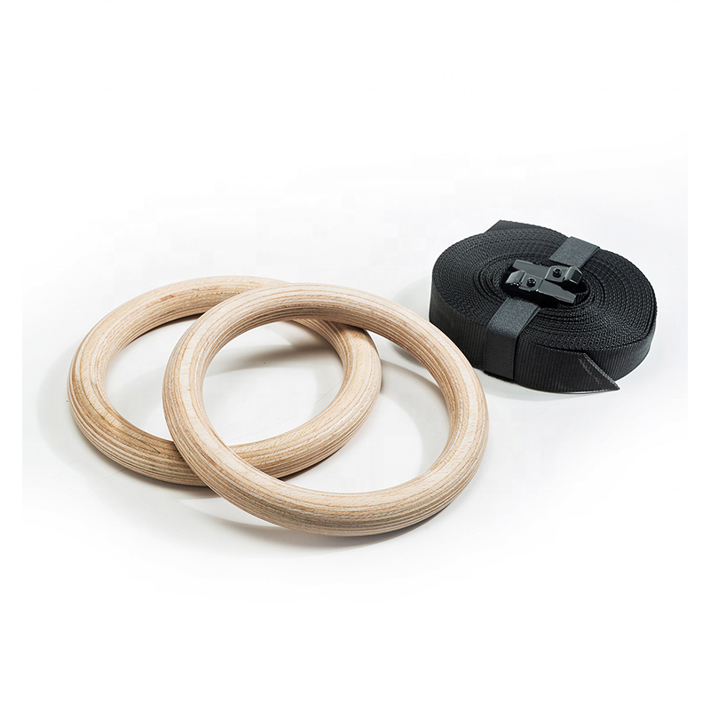 Outdoor Fitness Equipment Gym  - Gymnastic Ring Wood review and price