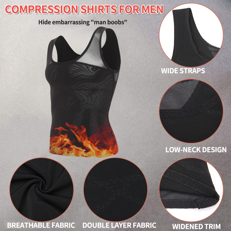 Men Shapewear Chest Compressio - Crossfit Weight Vest review and price