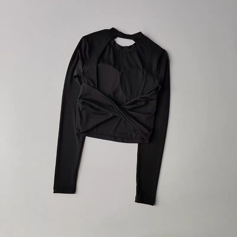 Women Long Sleeve Knotted Yoga - Crossfit Yoga review and price