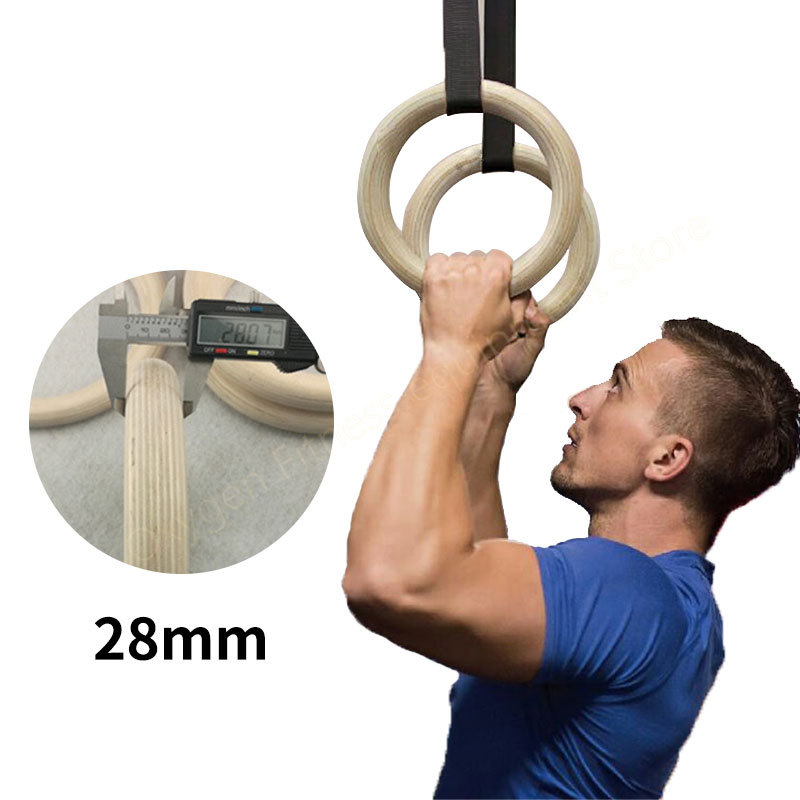 28mm Birch Gymnastics Rings Wi - Gymnastic Ring Wood review and price