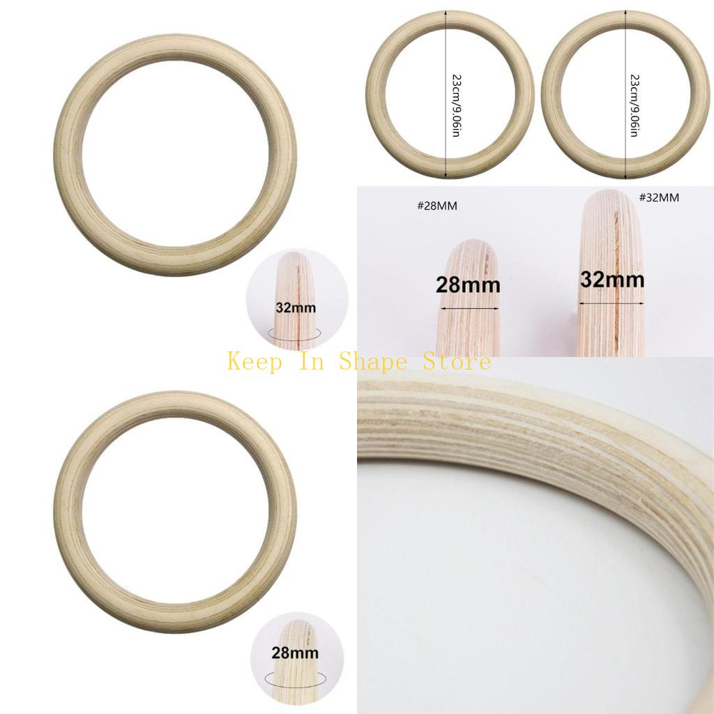 U1JC 1Pc Gym Rings, Gymnastic  - Gymnastic Ring Wood review and price
