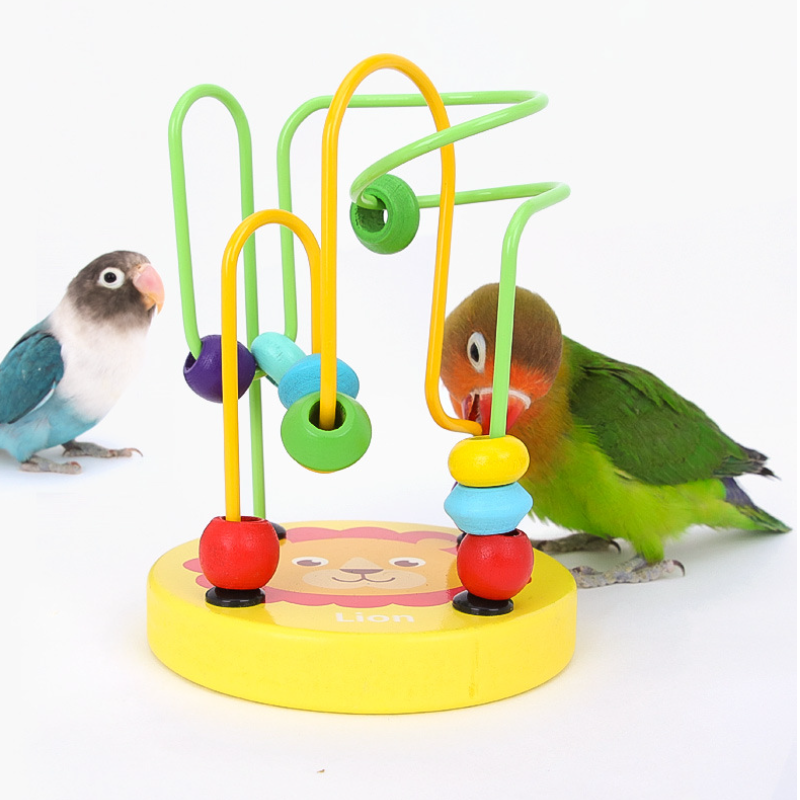 Bird Training Toy Supplies Lov - Gymnastic Ring Wood review and price