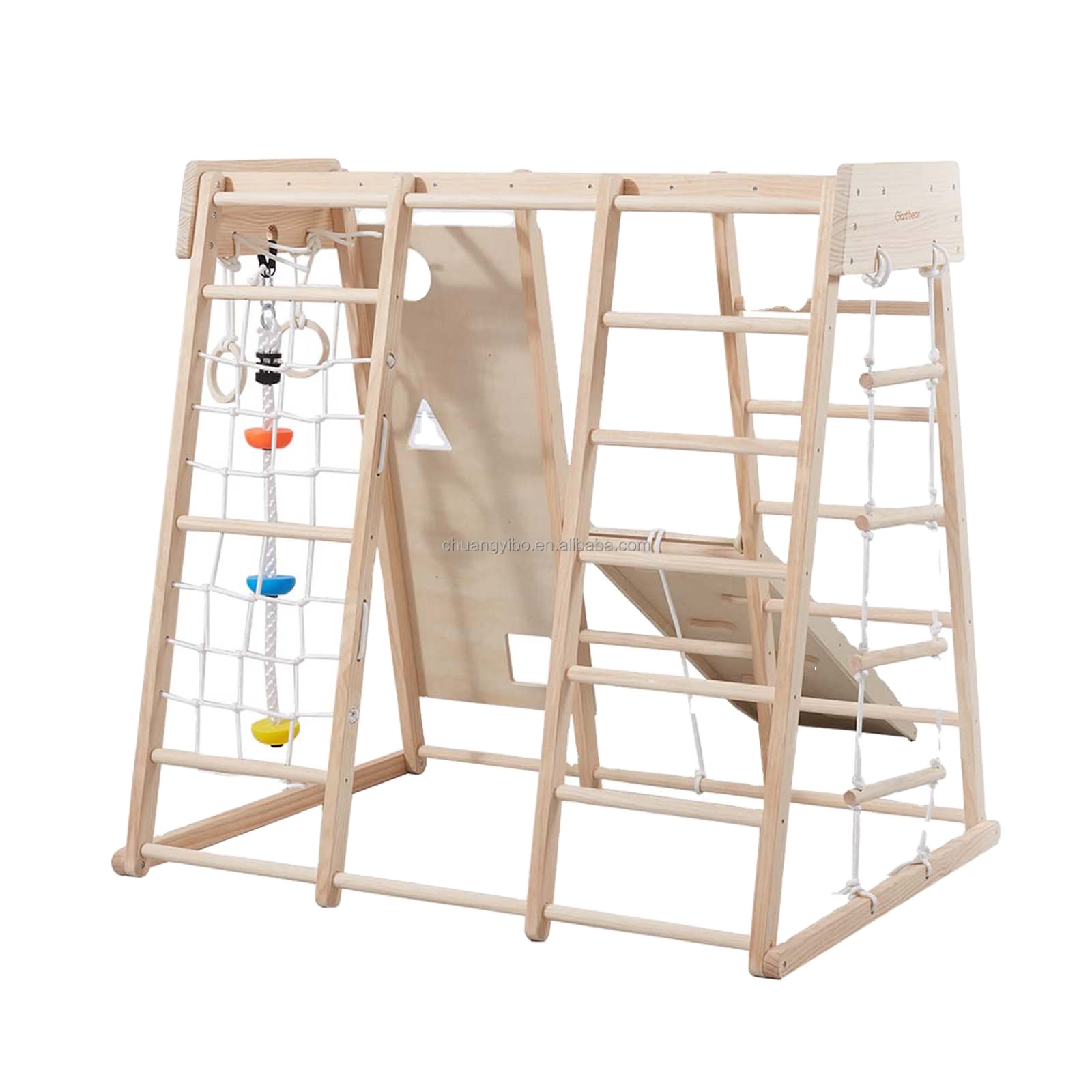 Indoor Playground Jungle Gym T - Gymnastic Ring Wood review and price
