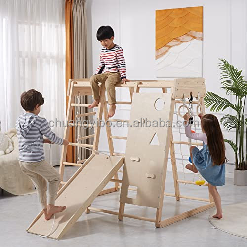 Indoor Playground Jungle Gym T - Gymnastic Ring Wood review and price