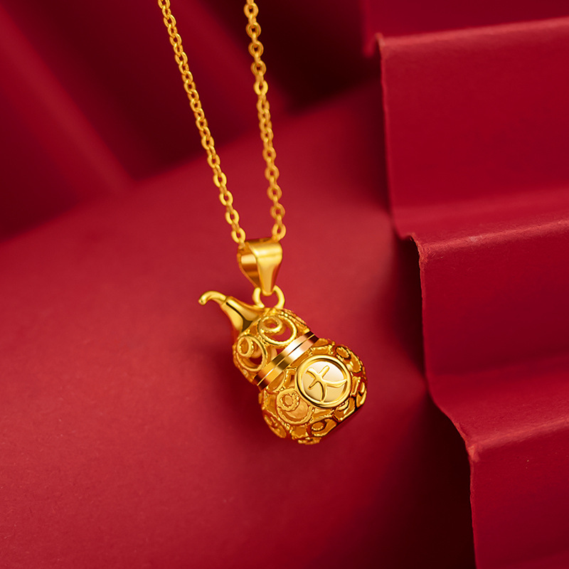 Pure 18K Gold Necklace Lucky H - Battle Rope Anchor review and price