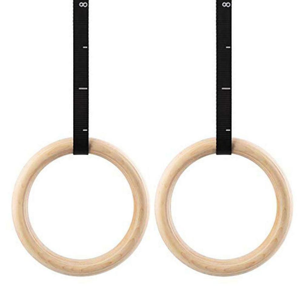 Wooden Gymnastic Rings 28/32mm - Gymnastic Ring Wood review and price