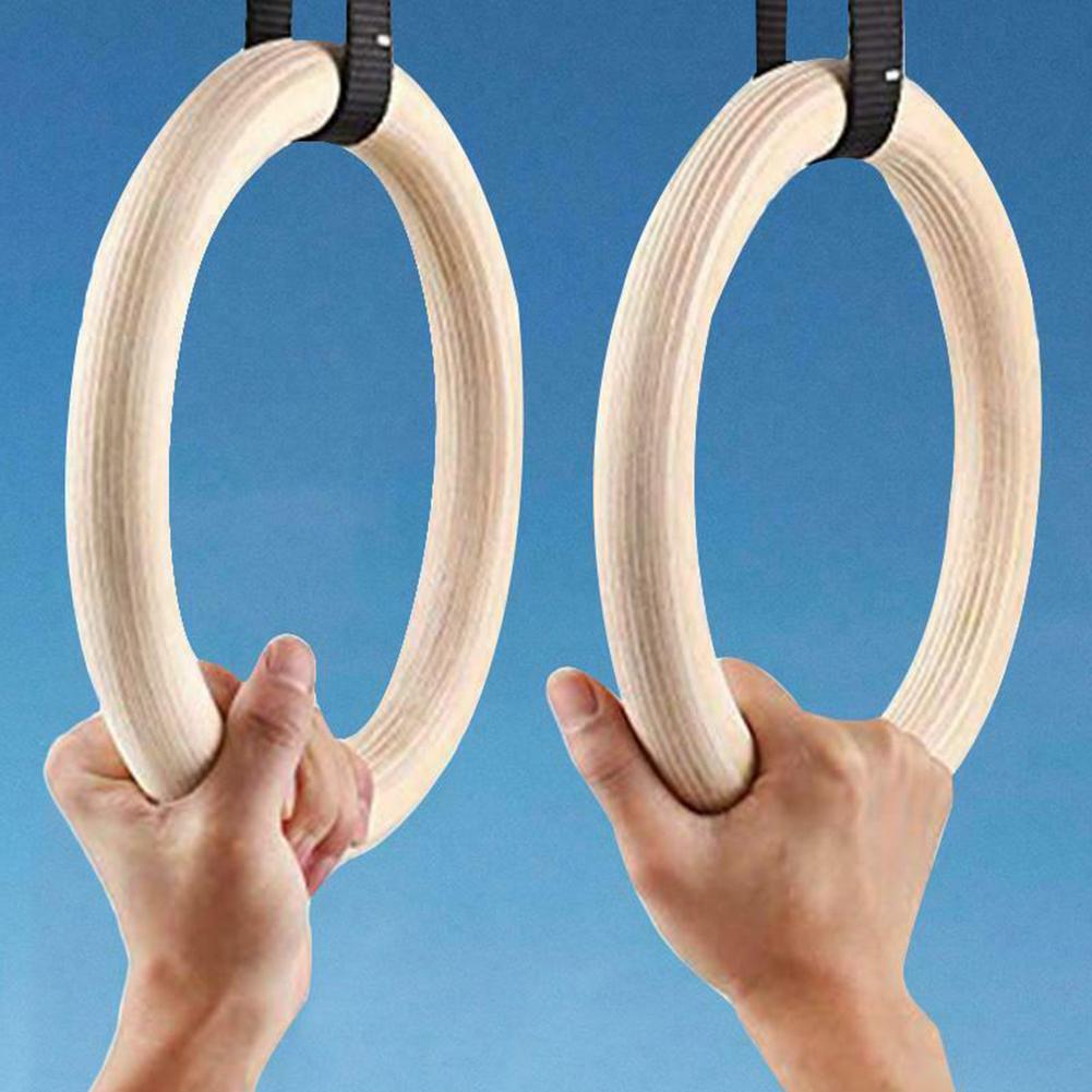 Wooden Gymnastic Rings 28/32mm - Gymnastic Ring Wood review and price