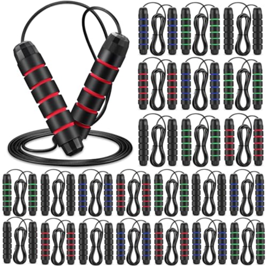 24 Pieces Jump Ropes for Fitne - Jump Rope Speed Bearing review and price