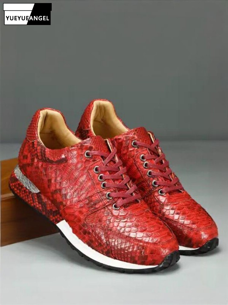 Concise Solid Color Snakeskin  - Crossfit Male review and price