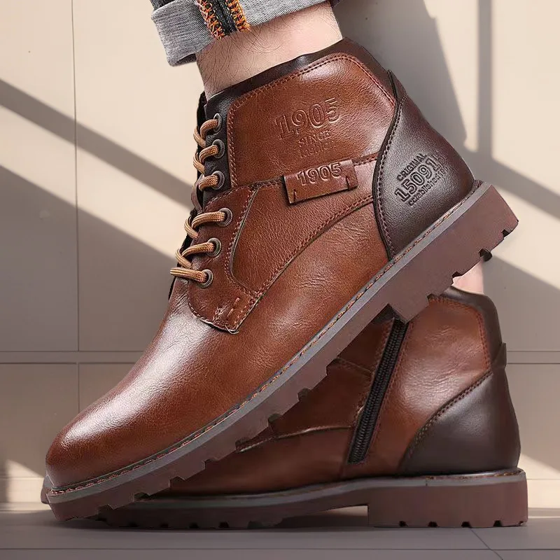 Handmade Men Boots Autumn Wint - Crossfit Male review and price