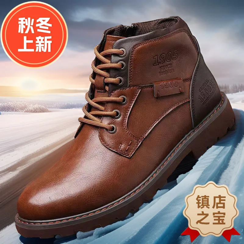 Handmade Men Boots Autumn Wint - Crossfit Male review and price