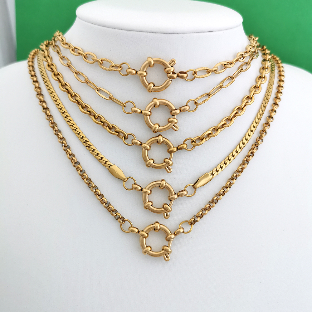 Spring Sailor Clasp Necklace W - Battle Rope Anchor review and price